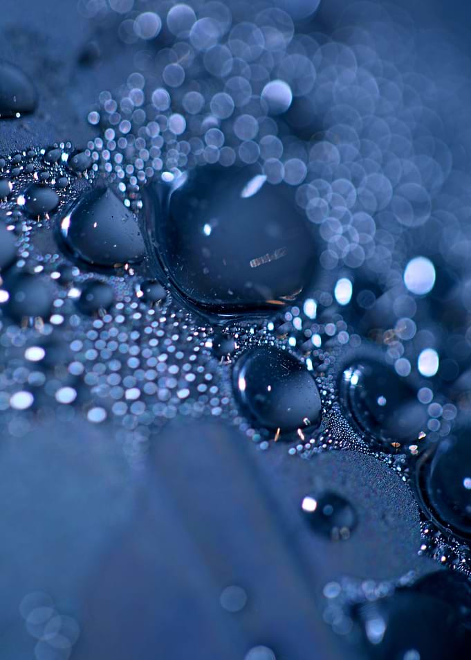 Water droplets background