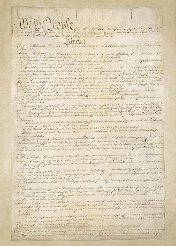 US Constitution Page 1