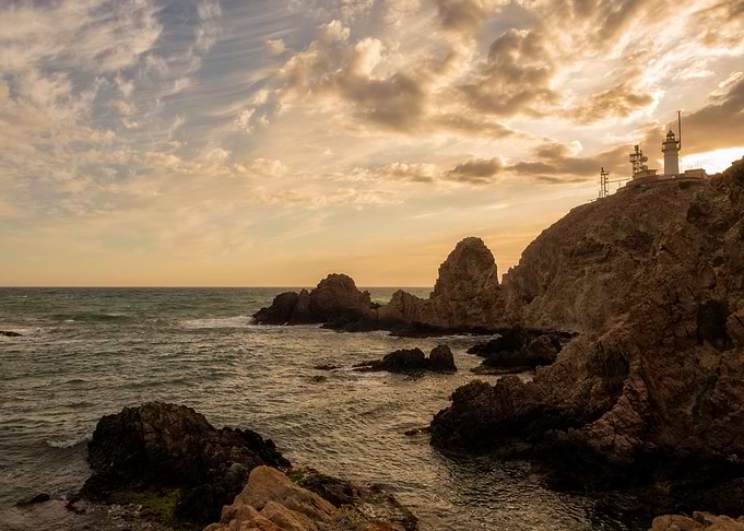 Lighthouse at sunset