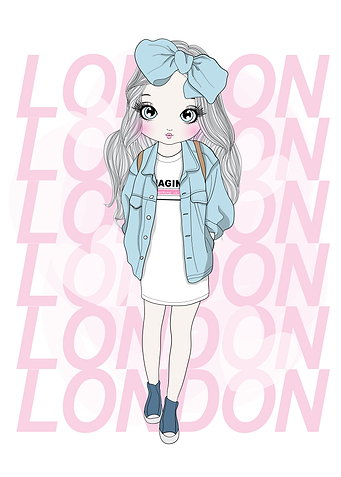 Girl and City