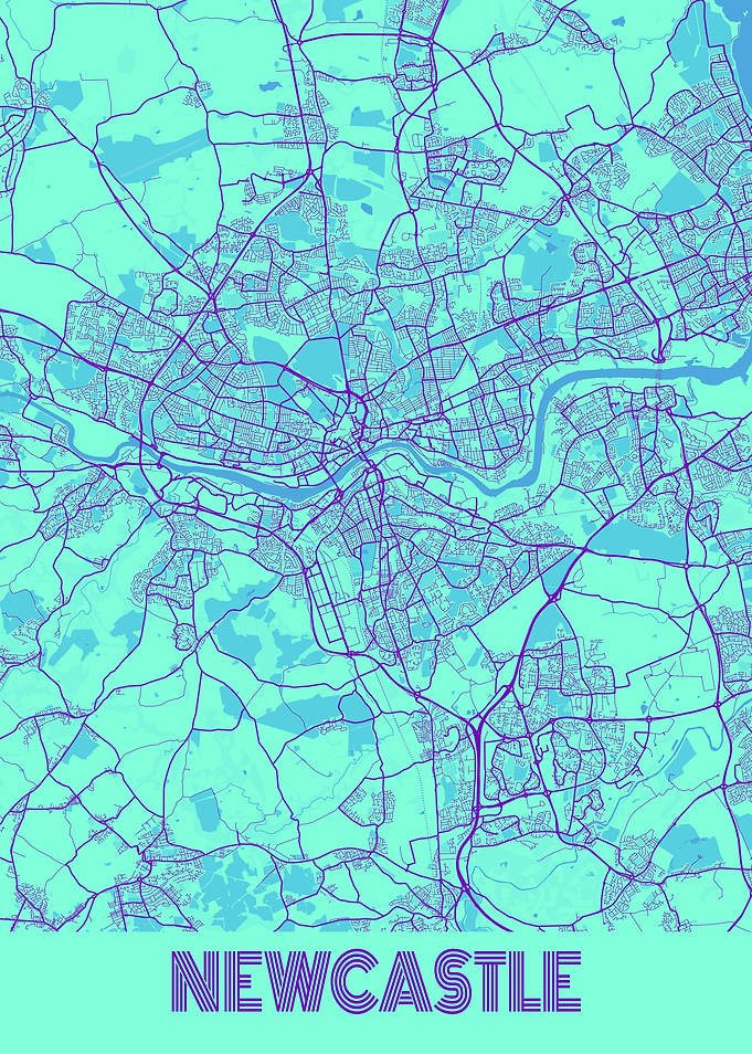 Newcastle Galaxy City Map