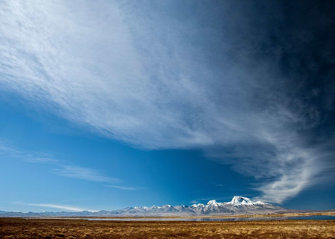 Clouds with blue sky