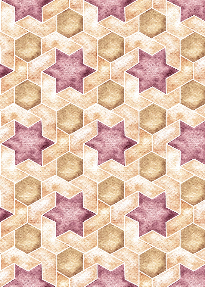 Floral Geometric Patt 36