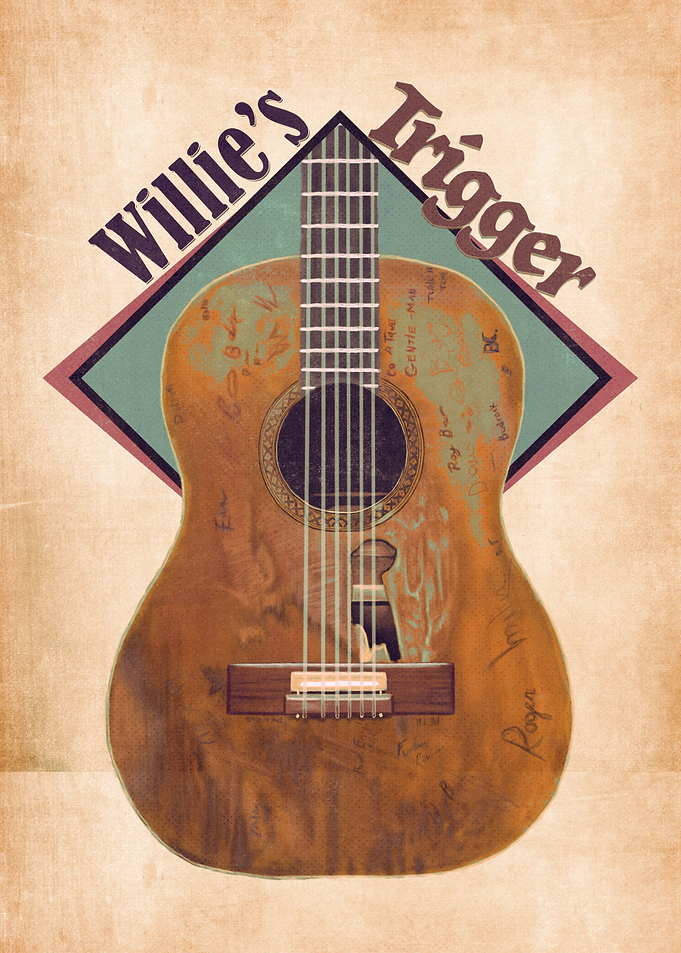 Trigger guitar retro