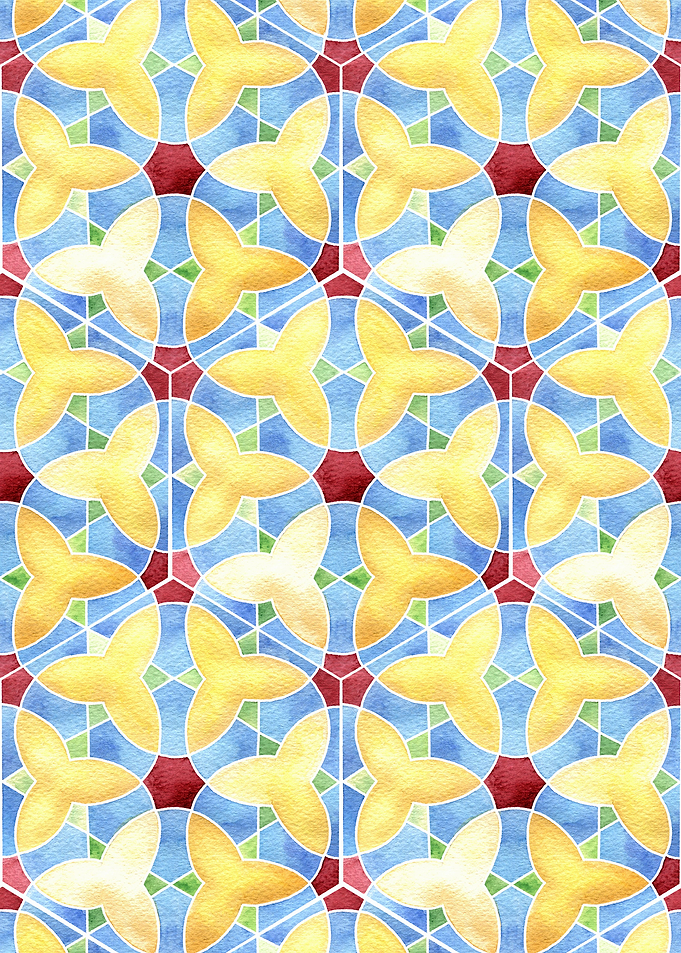 Floral Geometric Patt 31