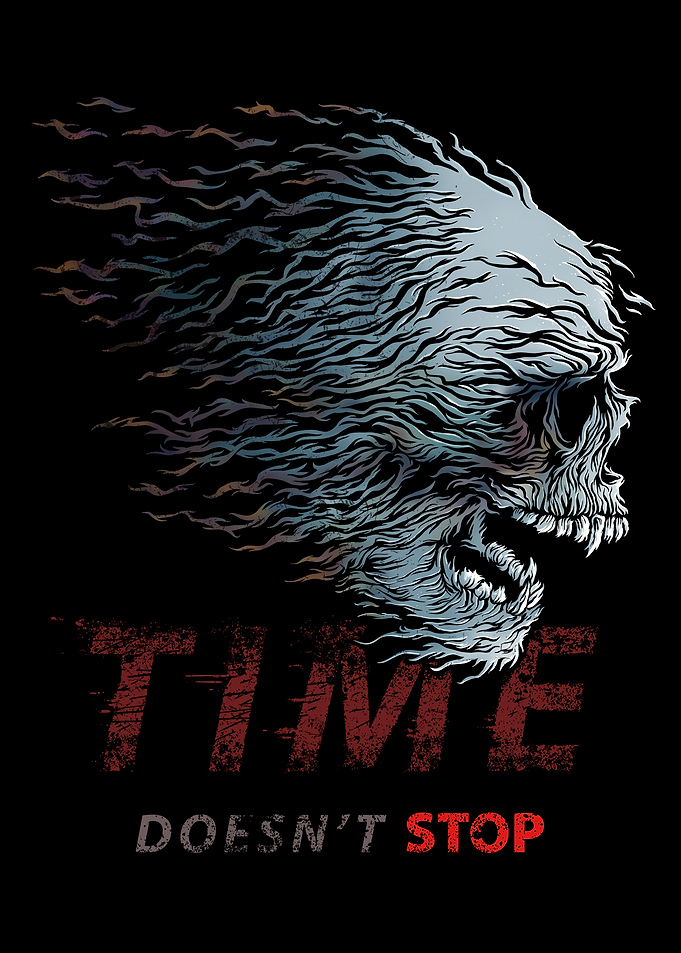 Death floats in time