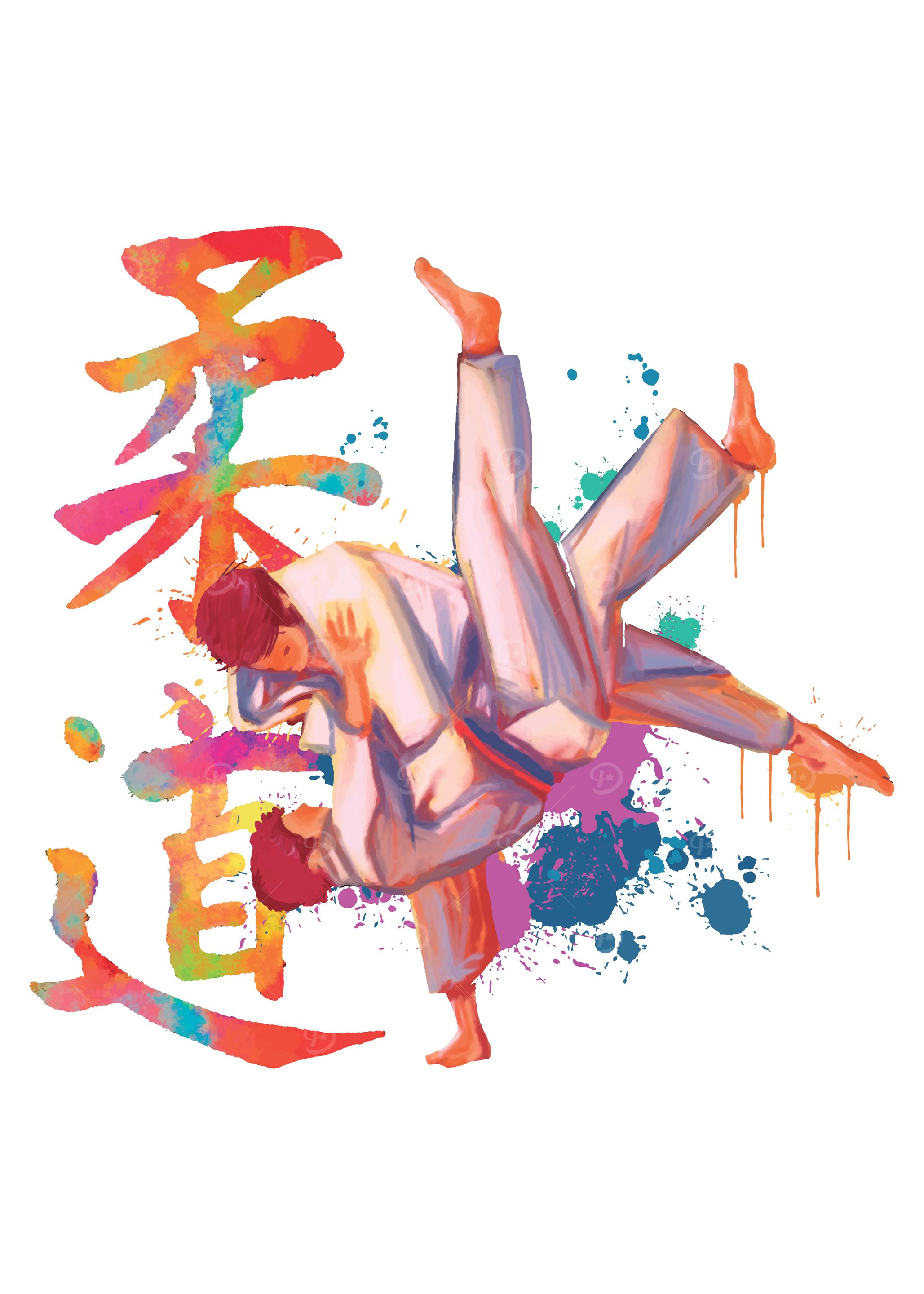 JUDO WATERCOLOR