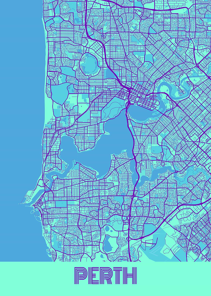 Perth Galaxy City Map