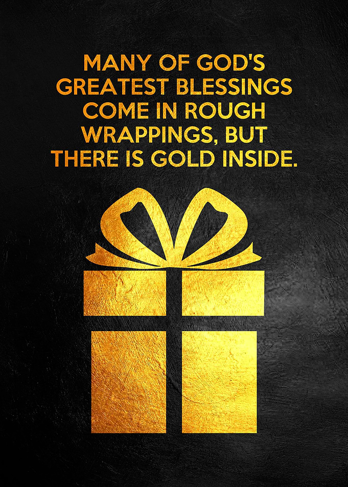 There is gold inside