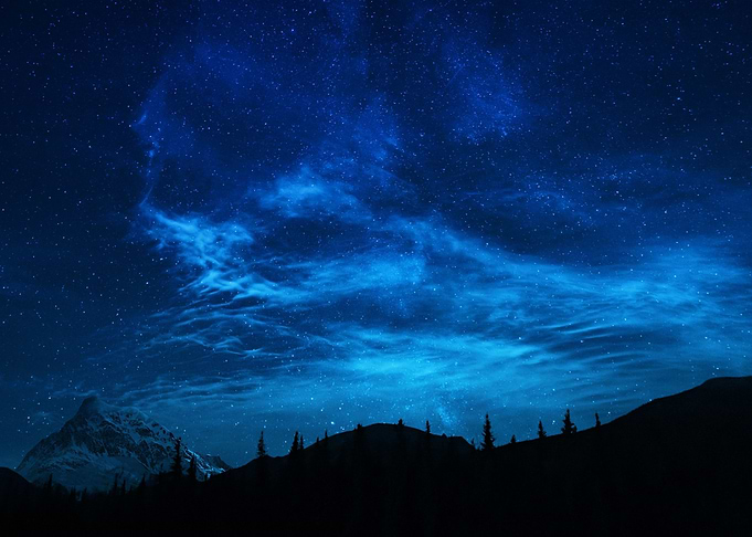 blue forest cloud