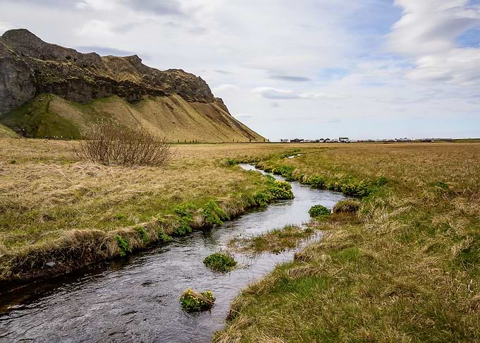 water brown mountain