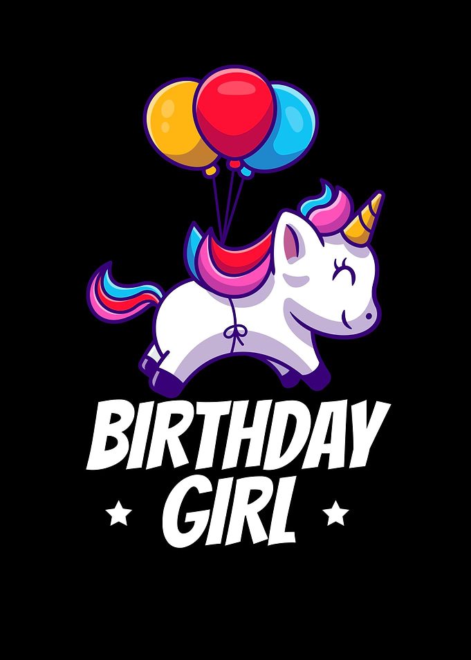 Birthday Girl Unicorn