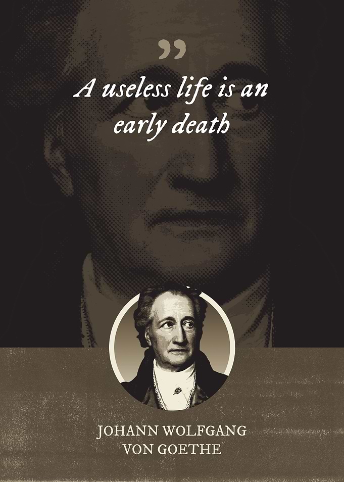 A useless life is an early