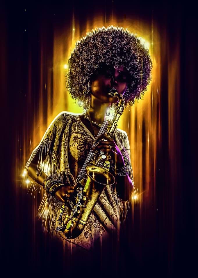 Toon black woman