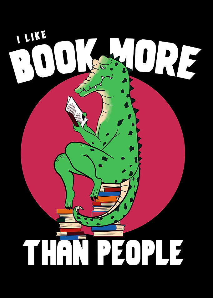 I like book more than