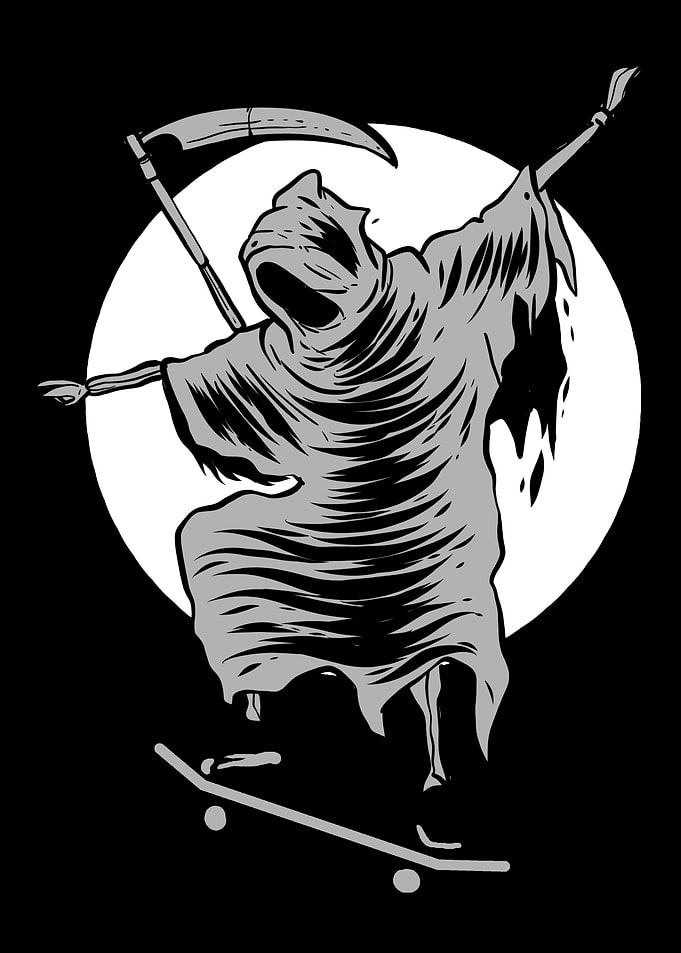 Death Skate Skateboarder o