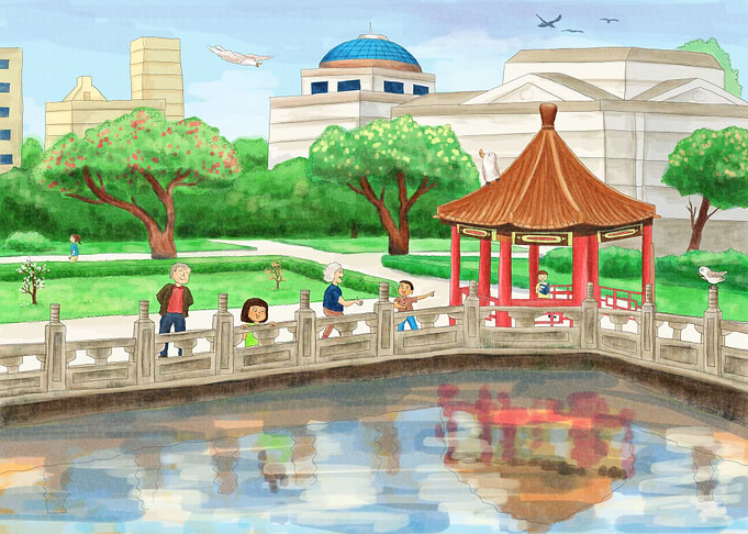 Temple Lake in Park