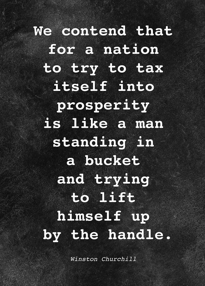 W Churchill Quote D054