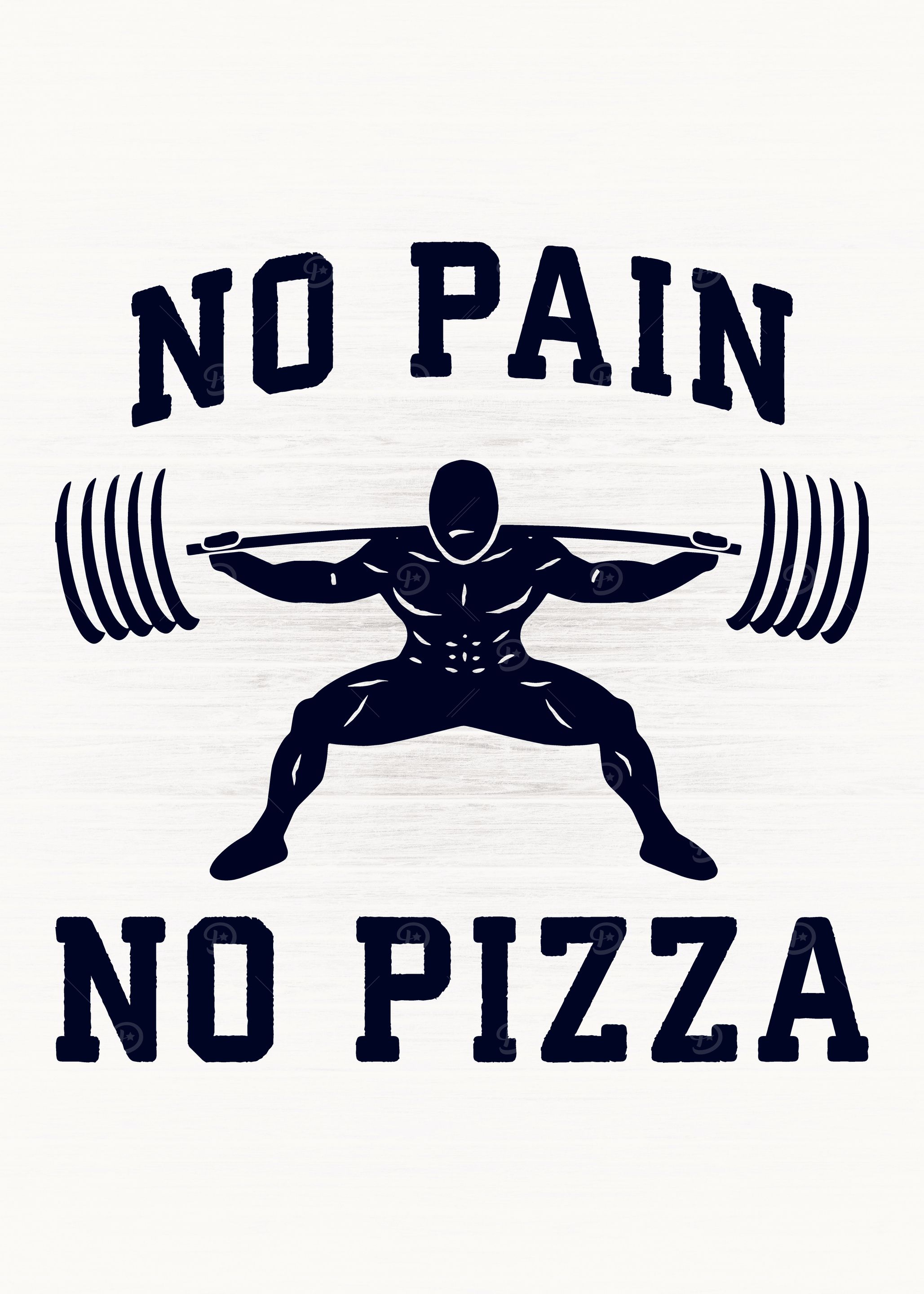 Squat No Pain No Pizza