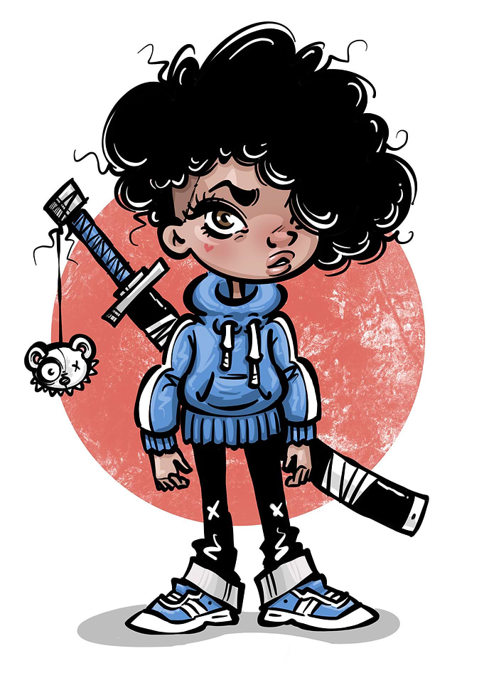 Blue Teddy Hunter