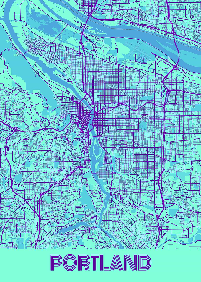 Portland Galaxy City Map