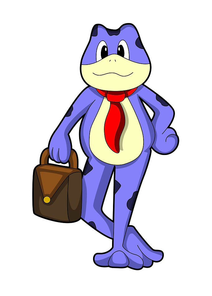Frog Businessman