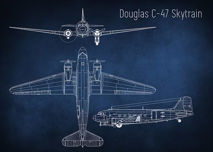 C47 Skytrain Blueprint