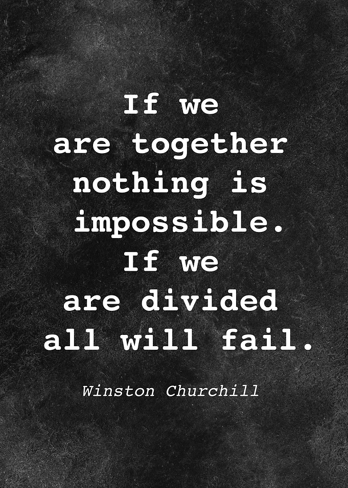 W Churchill Quote D058