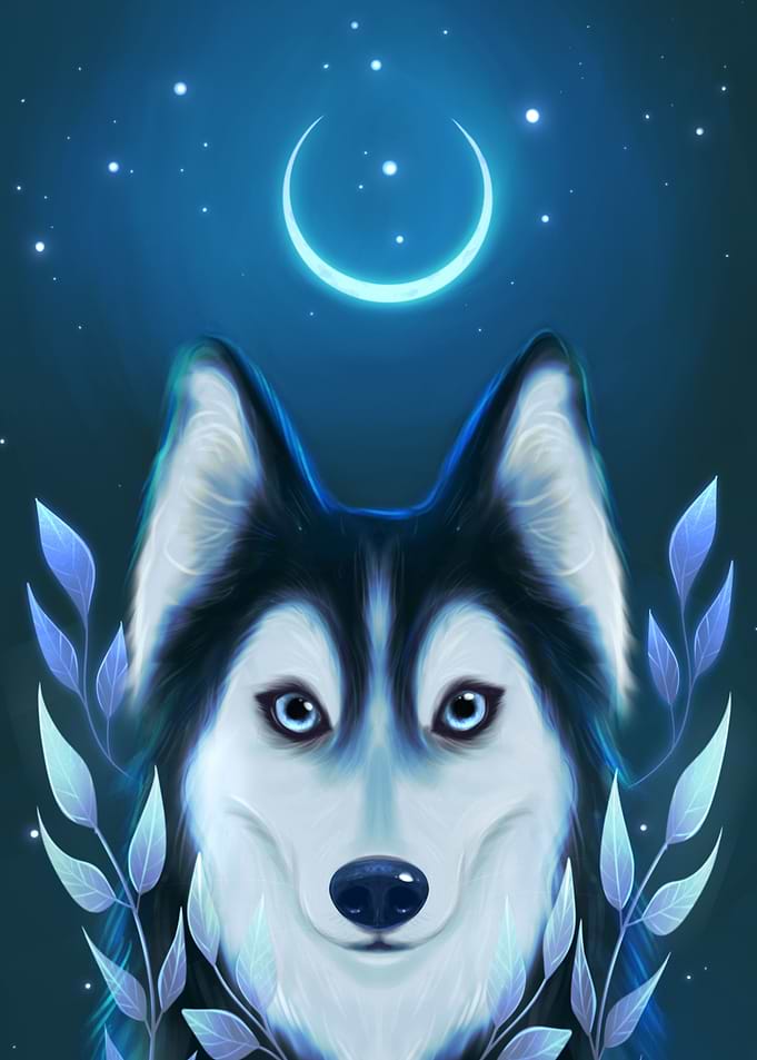 Husky Forest Guardian