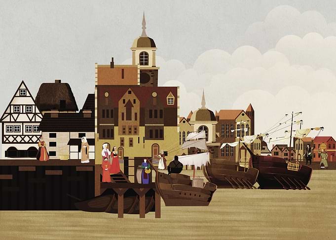 A port city 1