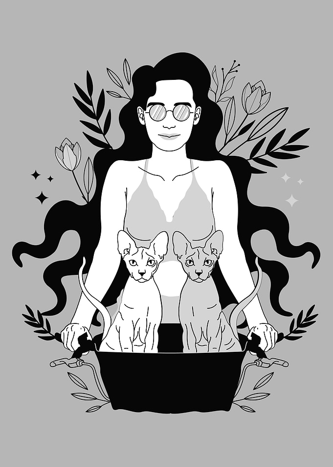 Woman with Animals