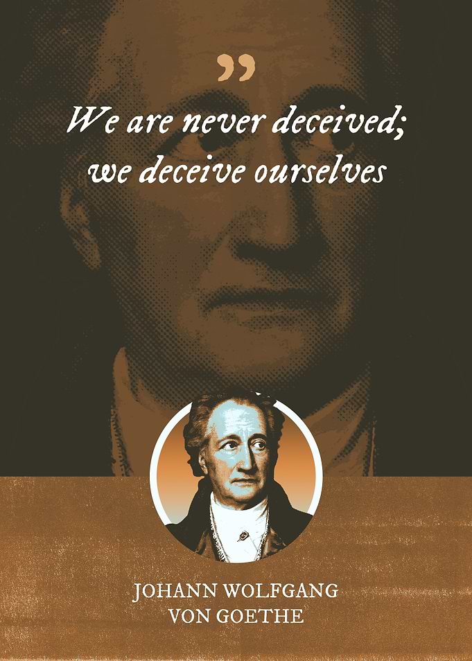 We are never deceived we