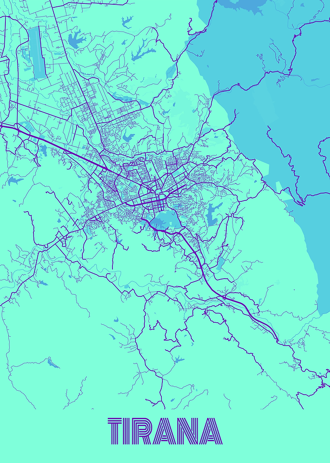 Tirana Galaxy City Map