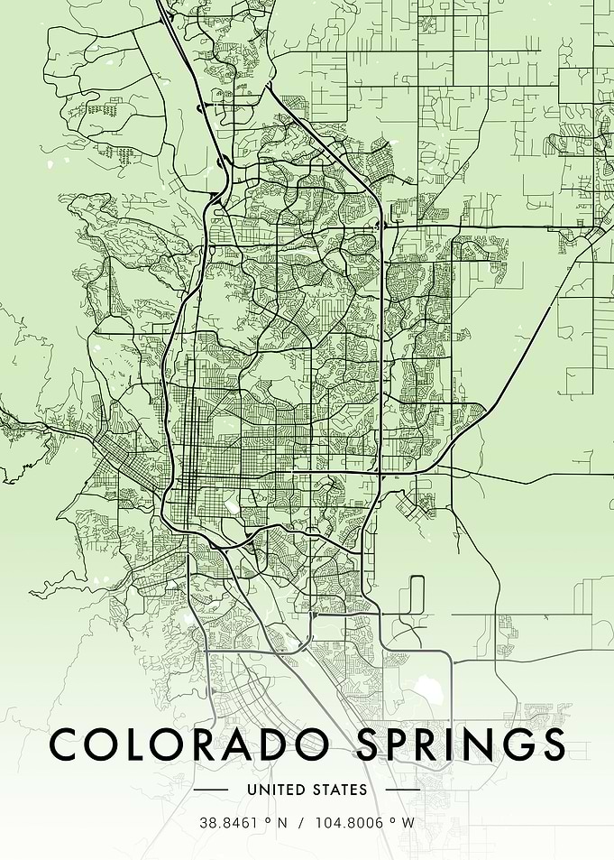 Colorado Springs City Map