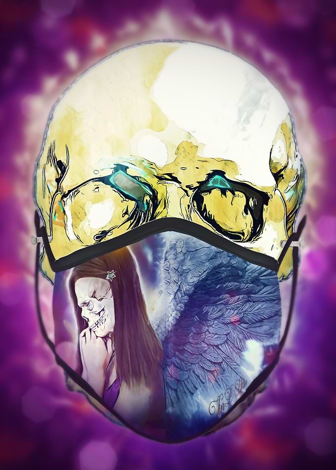 Smiley skull 08 mask