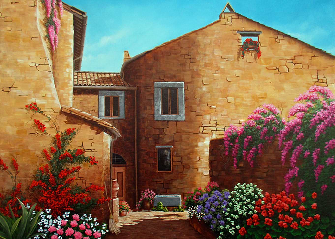 Lazio Italy old town