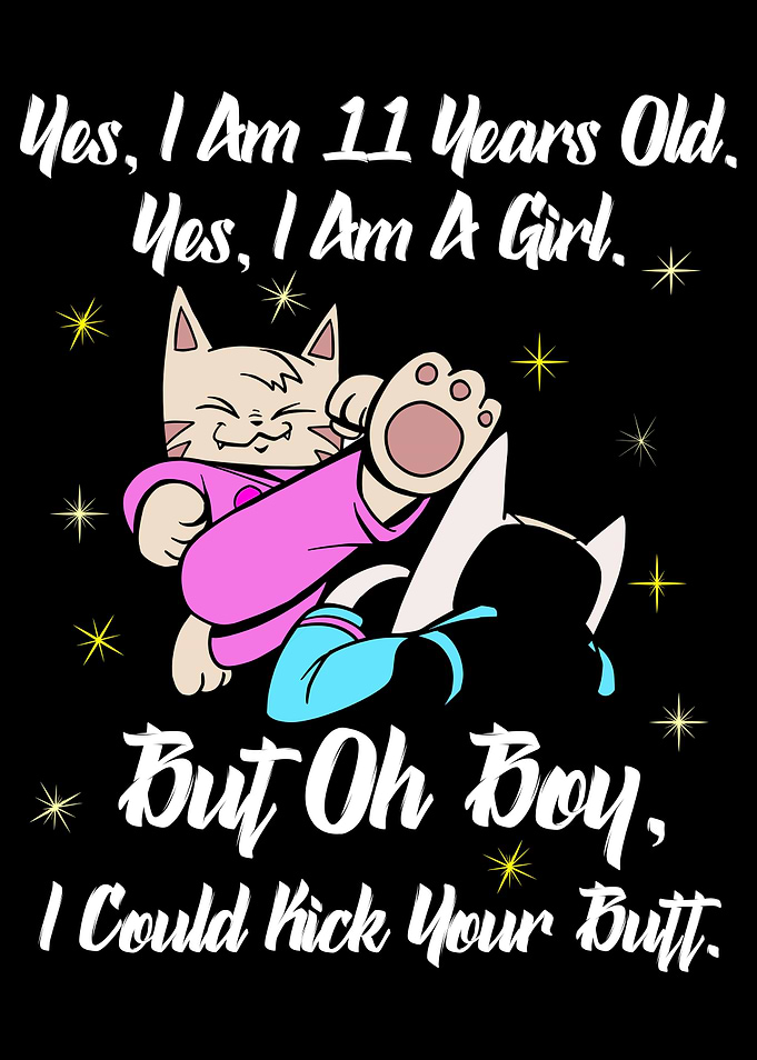 Karate girl 11 years old
