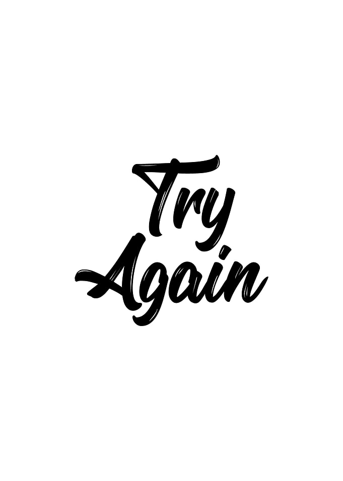 Try Again Positive Quotes