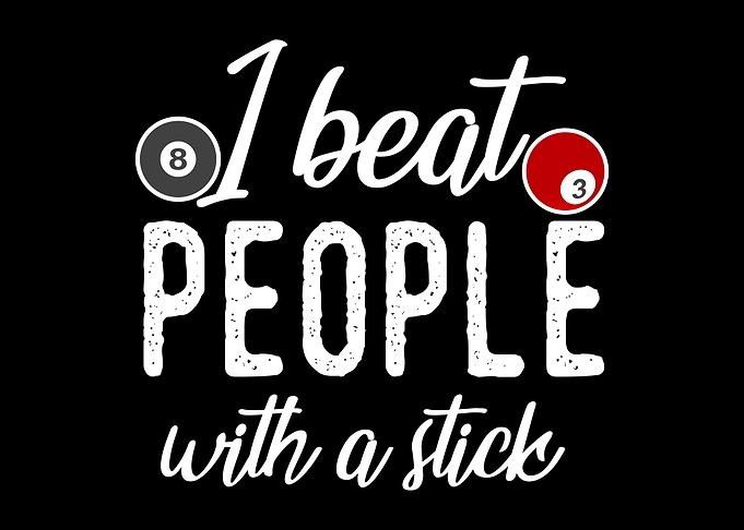 Pool Billiards Joke Stick