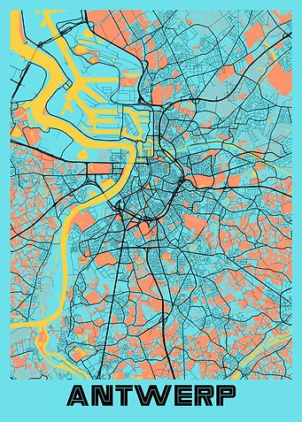 Antwerp Gloria City Map