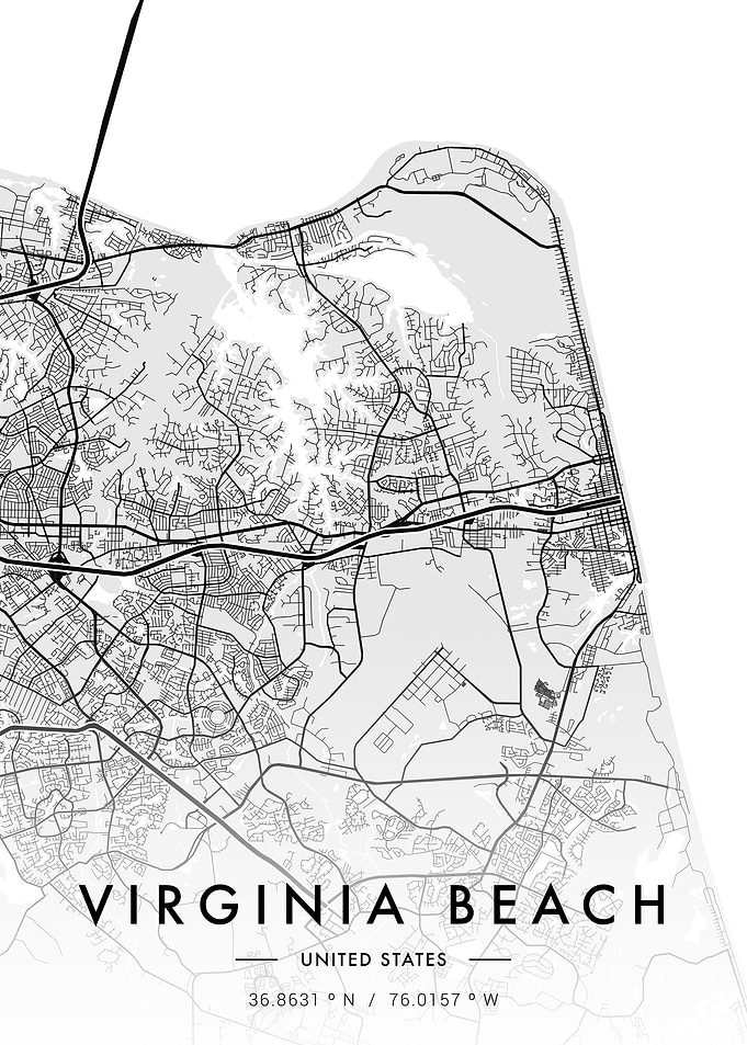 Virginia Beach City Map