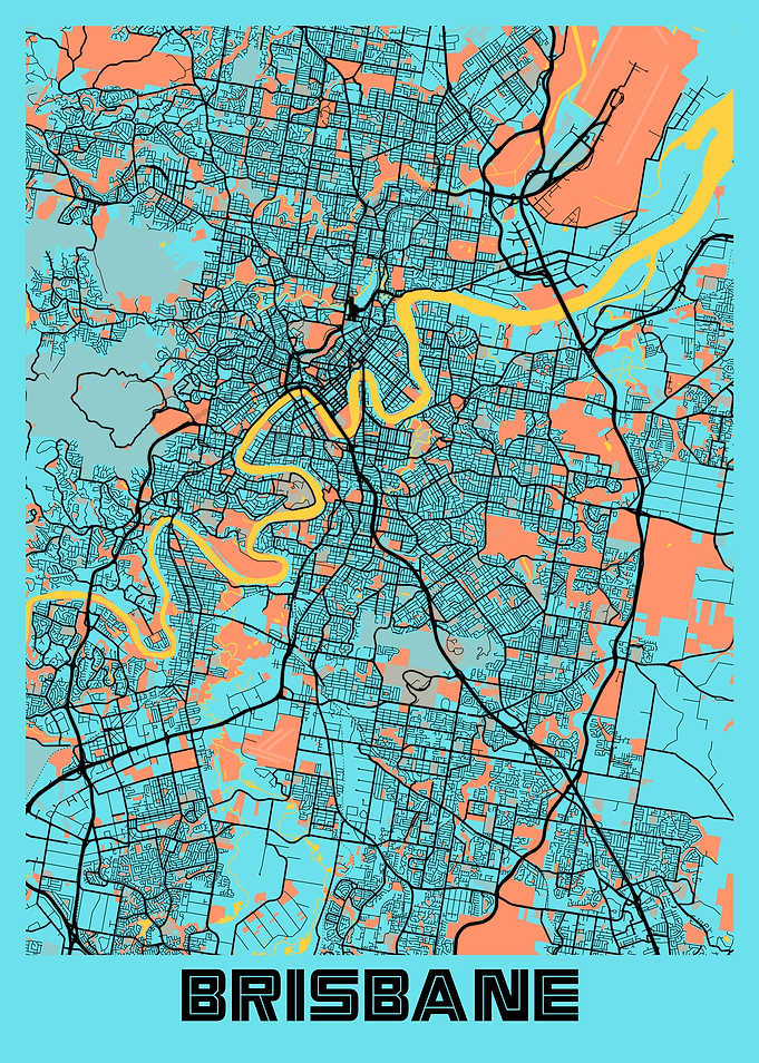 Brisbane Gloria City Map