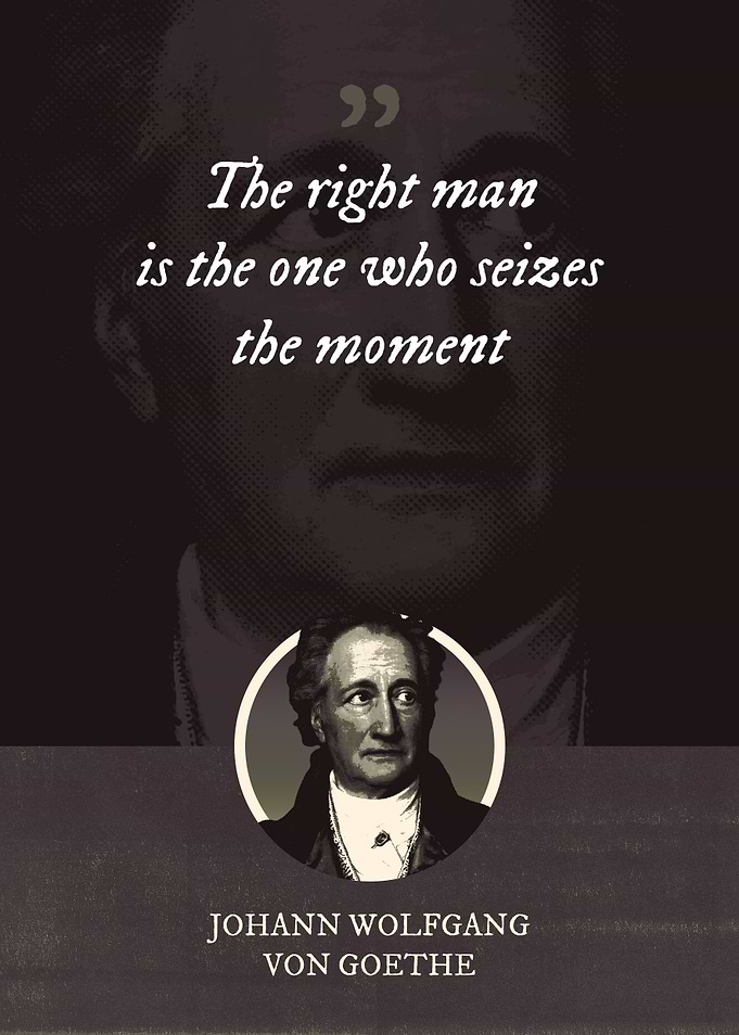 The right man is the one