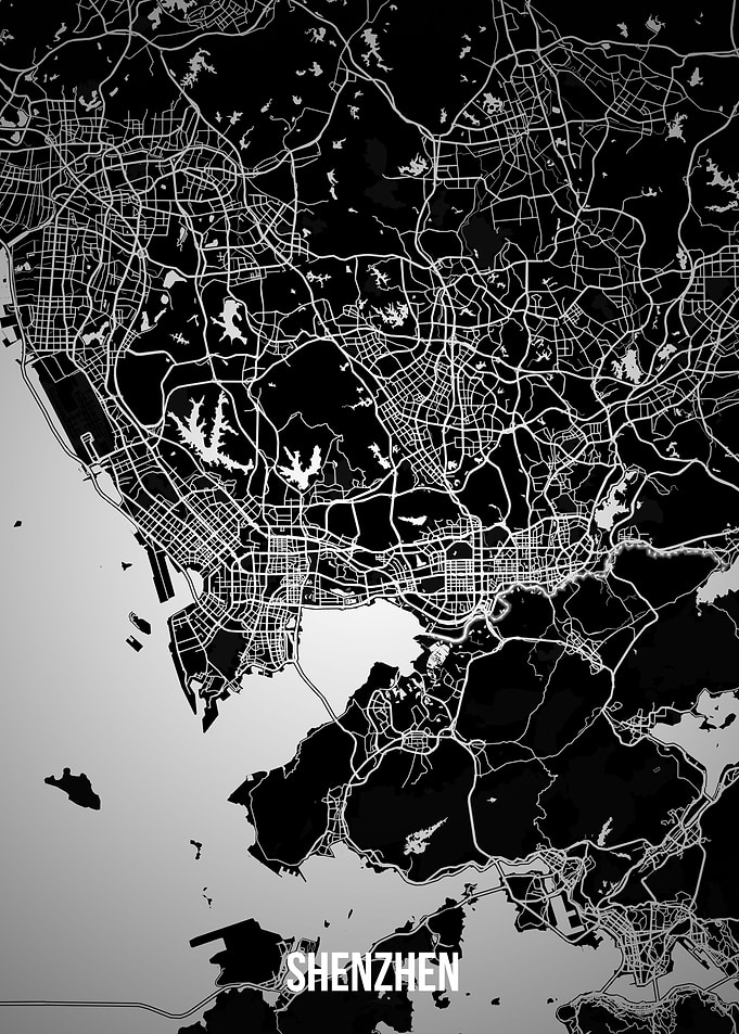 Shenzhen dark map