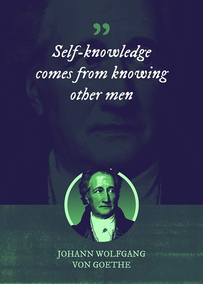 Selfknowledge comes from