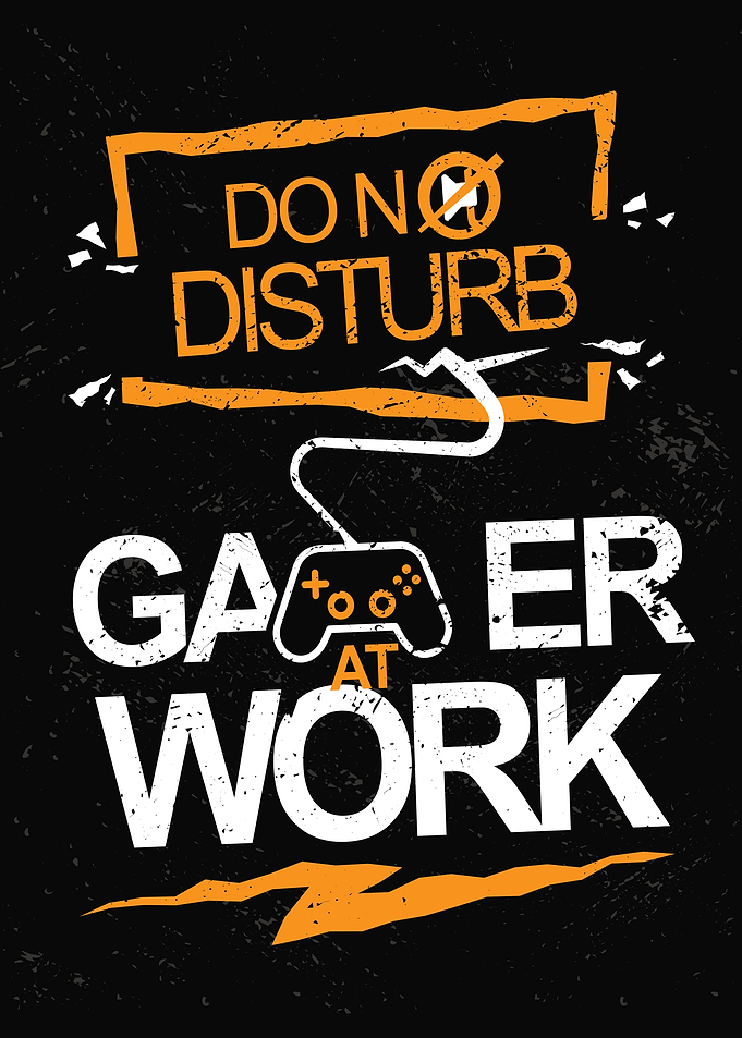 GAMER AT WORK