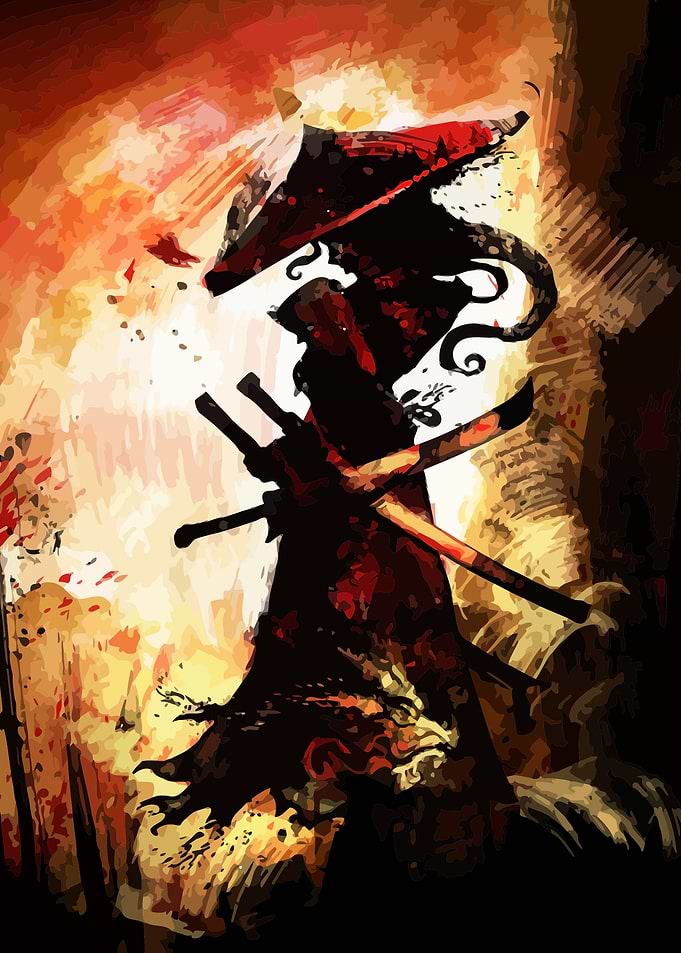 Japanese Samurai Warrior