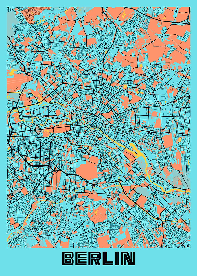 Berlin Gloria City Map