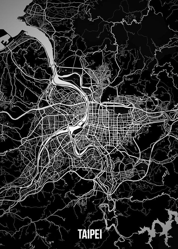 Taipei dark map