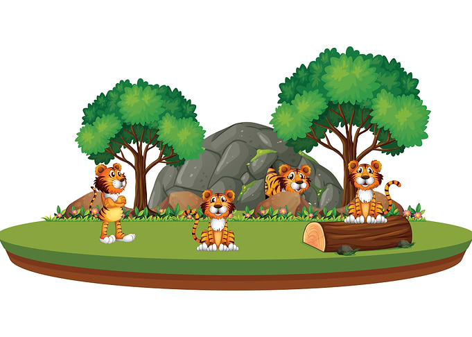 Tiger cartoon